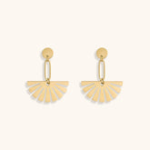 Golden Feather Fan - Jewelry de Corner